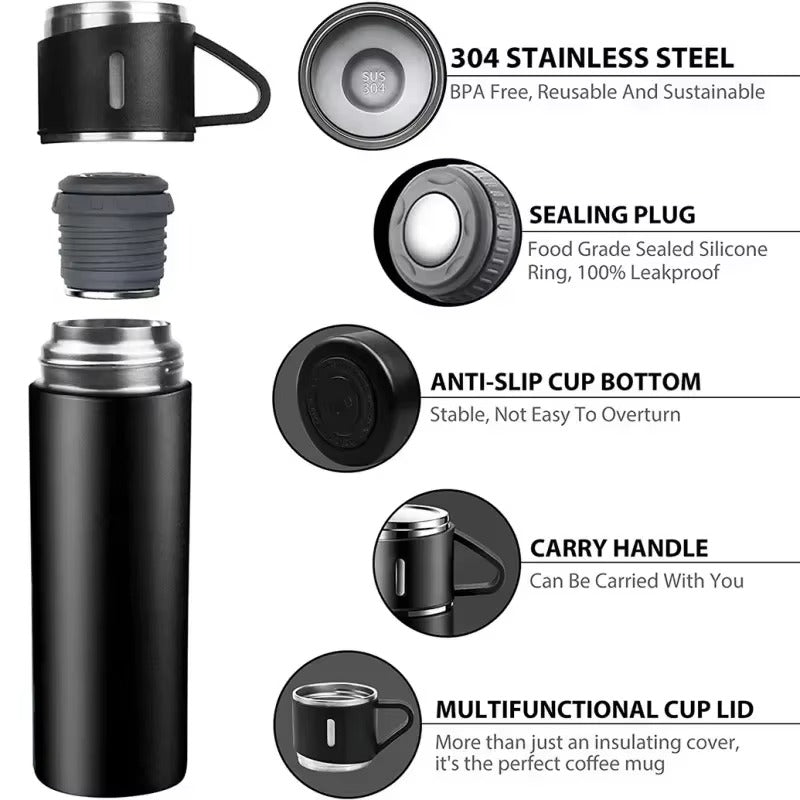 Premium Vacuum Flask Gift Set